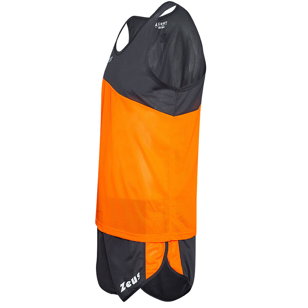 Zeus Kit Robert Hommes Tenue dâathlÃ©tisme Maillot avec short orange