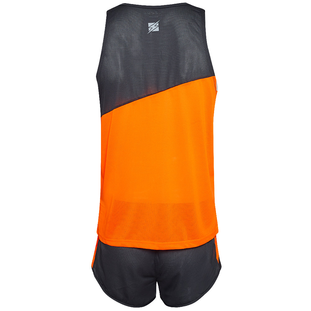 Zeus Kit Robert Hommes Tenue dâathlÃ©tisme Maillot avec short orange