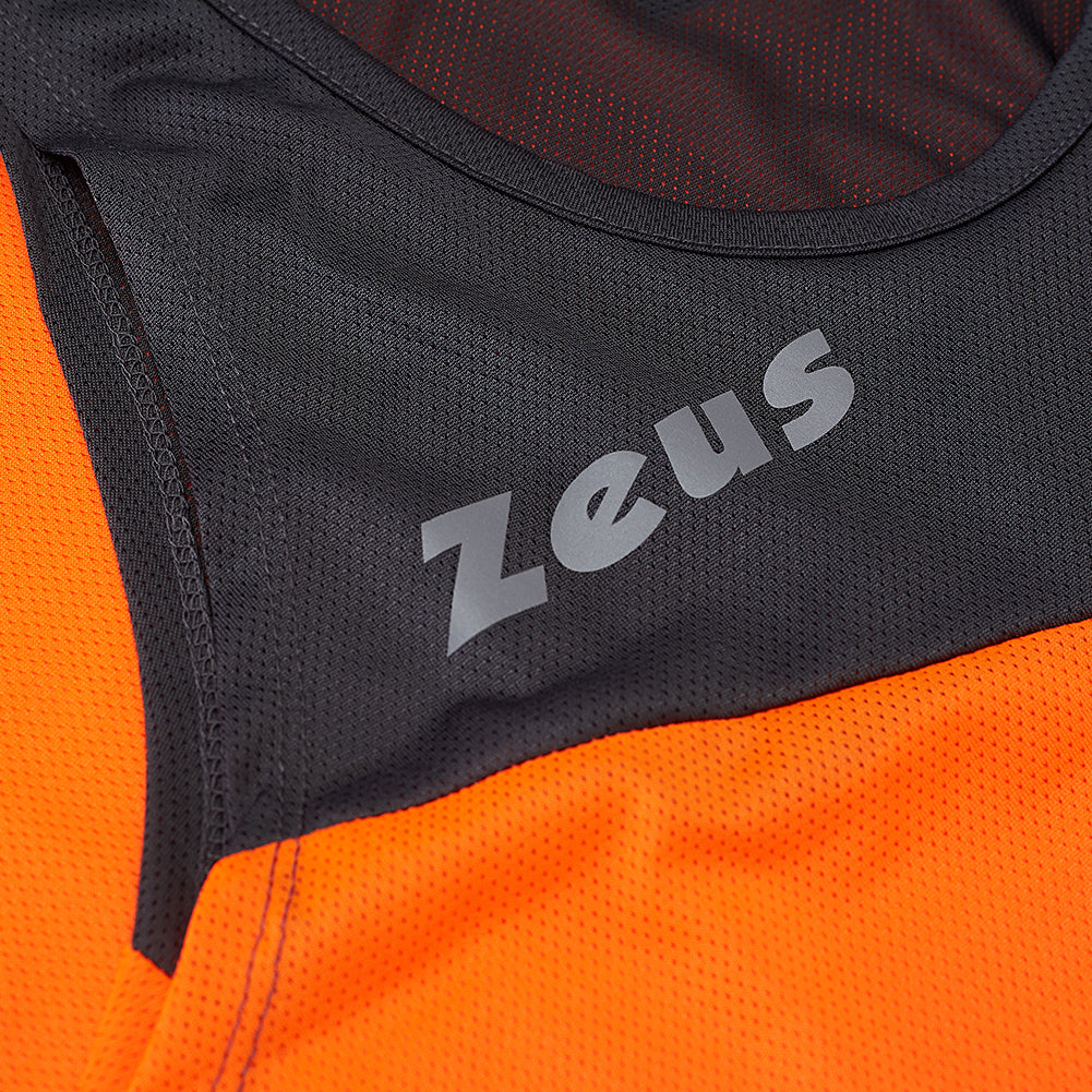 Zeus Kit Robert Hommes Tenue dâathlÃ©tisme Maillot avec short orange