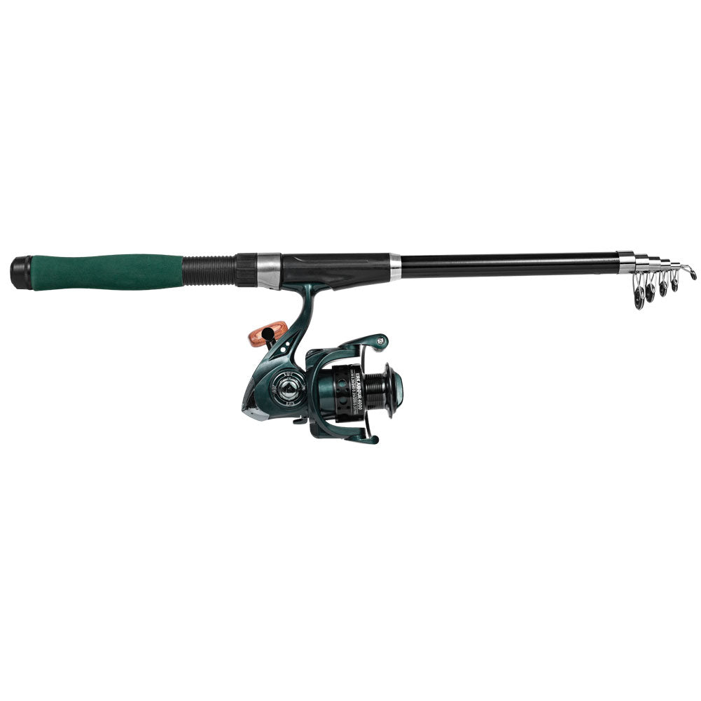 KIRKJUBÃUR Â® "Agnatha" Set canne Ã  pÃªche tÃ©lescopique 2,40 m
