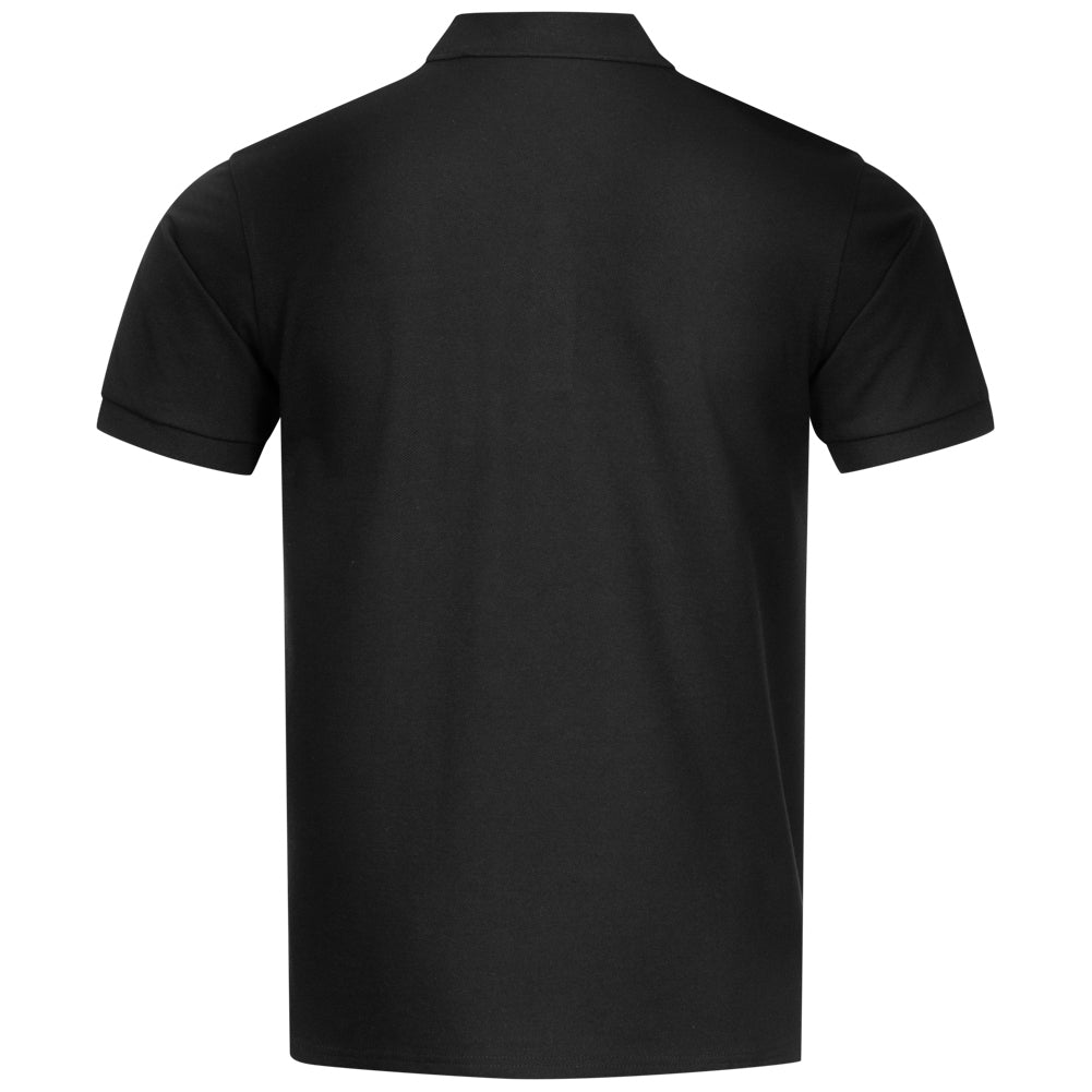KIRKJUBØUR® "Jørd" Herren Poloshirt schwarz