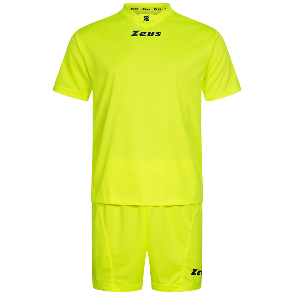 Zeus Kit Promo Ensemble de foot 2 piÃ¨ces jaune fluo