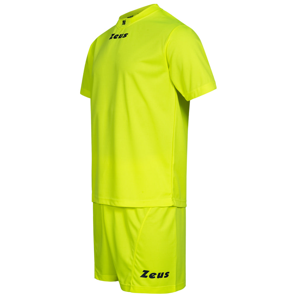 Zeus Kit Promo Ensemble de foot 2 piÃ¨ces jaune fluo