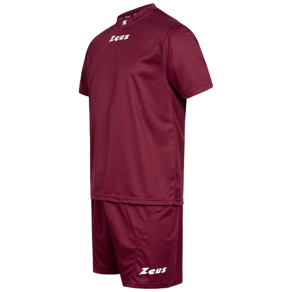 Zeus Kit Promo Ensemble de foot 2 piÃ¨ces Rouge foncÃ©