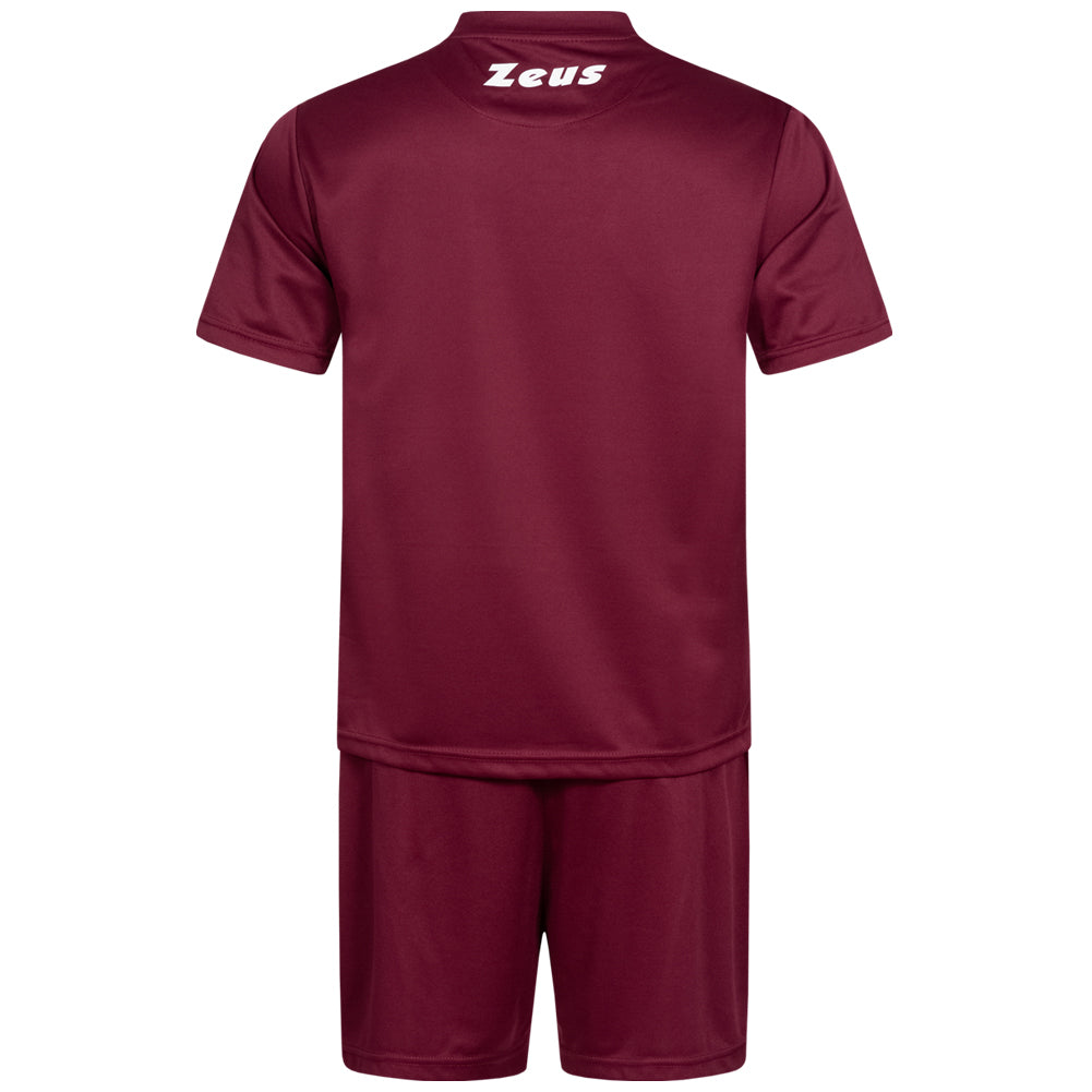 Zeus Kit Promo Ensemble de foot 2 piÃ¨ces Rouge foncÃ©