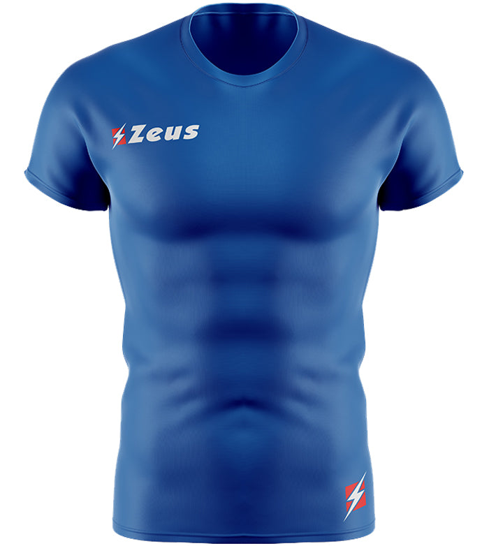 Zeus Fisiko Baselayer Haut de sport Ã  manches courtes bleu