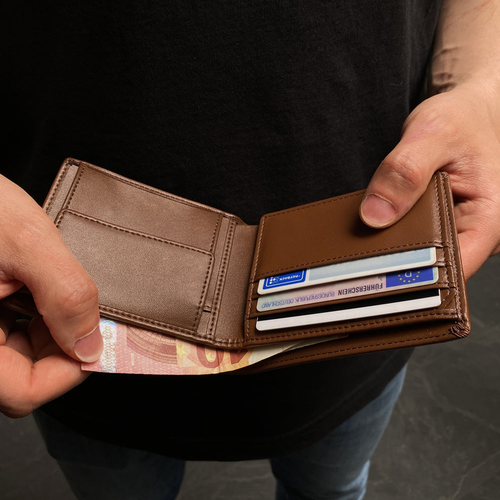 LEANDRO LIDO Classic Portefeuille marron