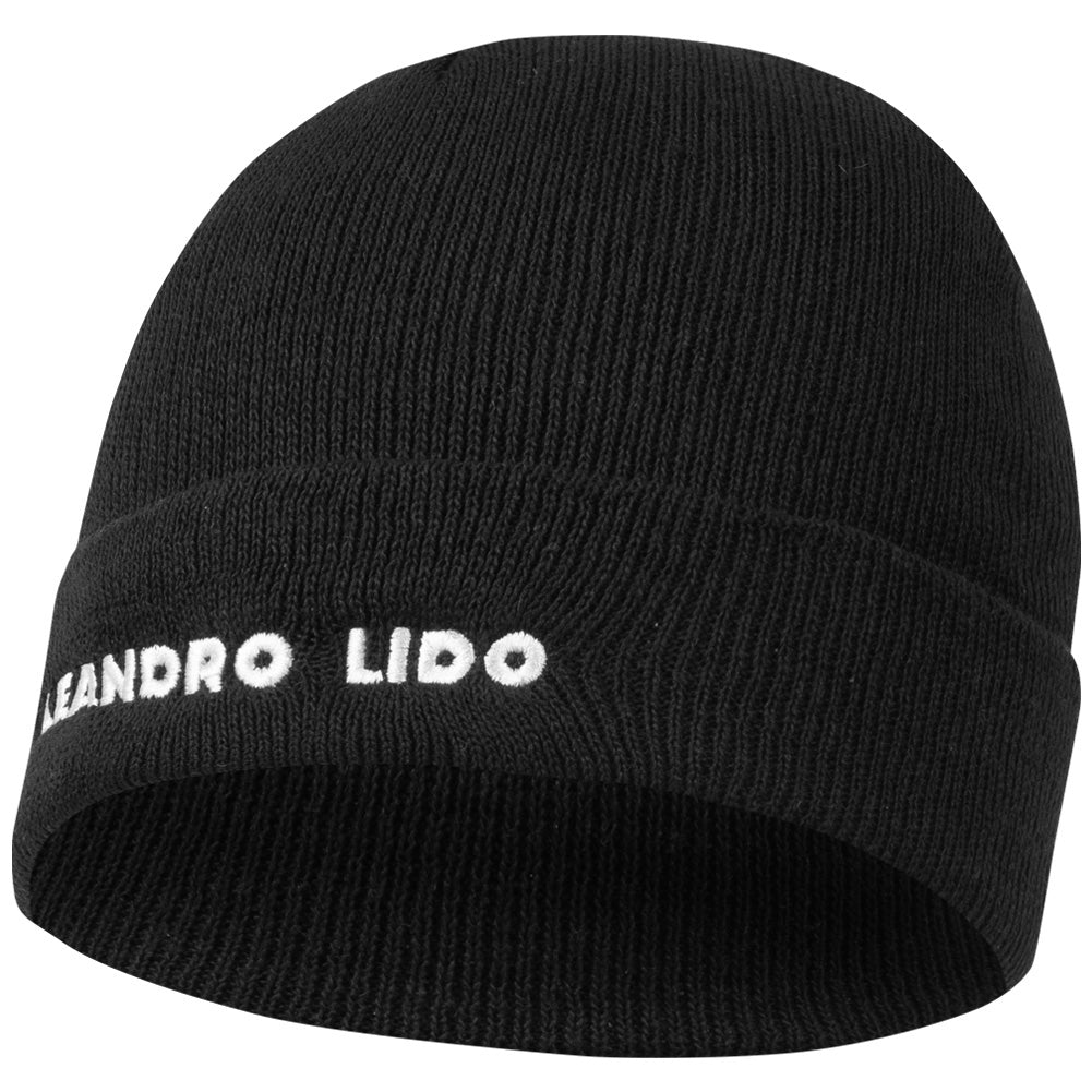 LEANDRO LIDO "Callata" Beanie Bonnet d'hiver noir