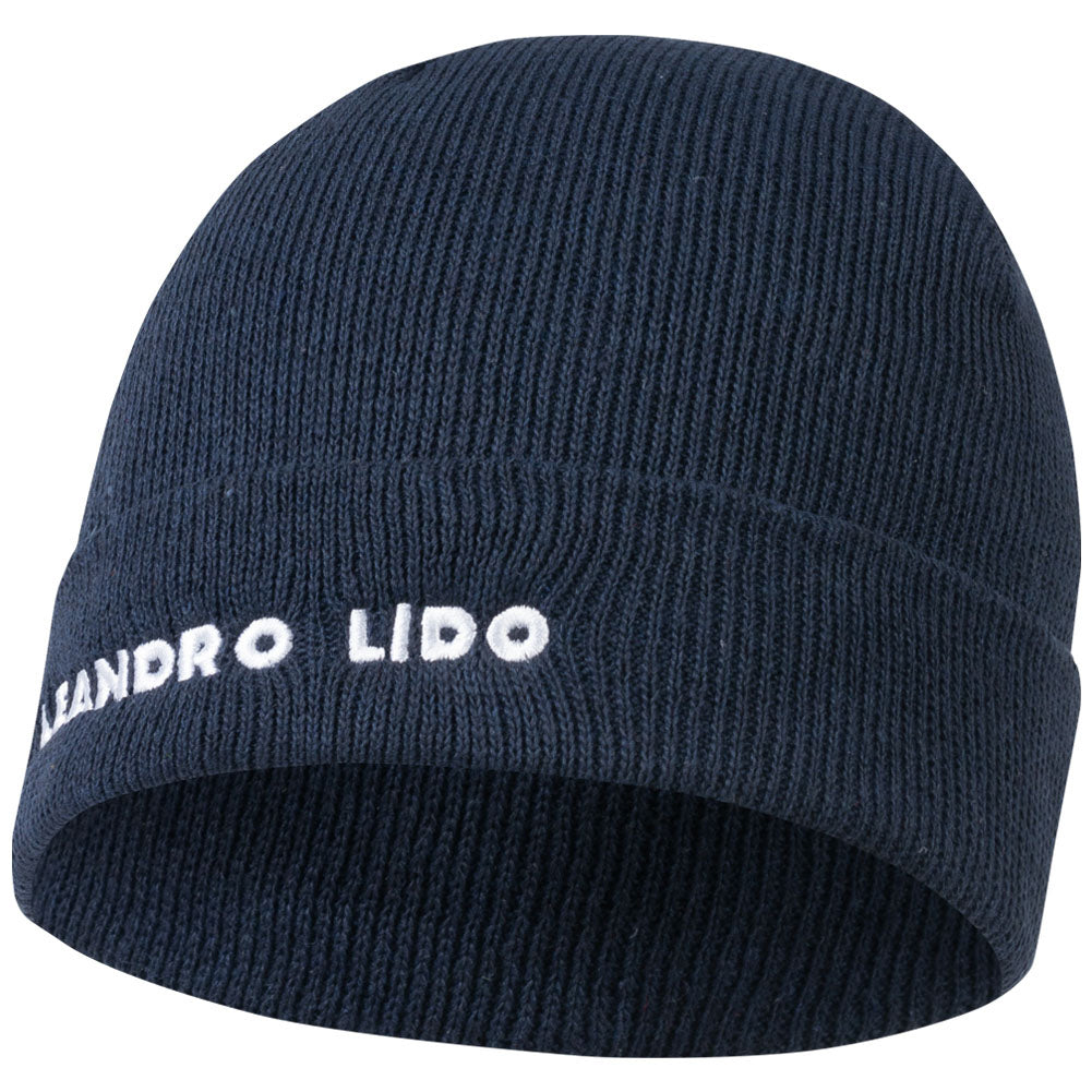 LEANDRO LIDO "Callata" Beanie Bonnet d'hiver marine