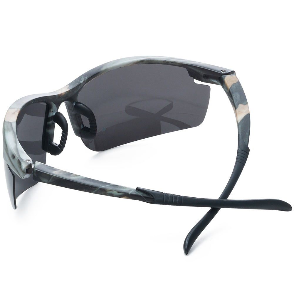 LEANDRO LIDO Power Lunettes de soleil pour le sport camouflage/noir