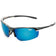 LEANDRO LIDO Power Lunettes de soleil pour le sport camouflage/bleu – Einheitsgröße