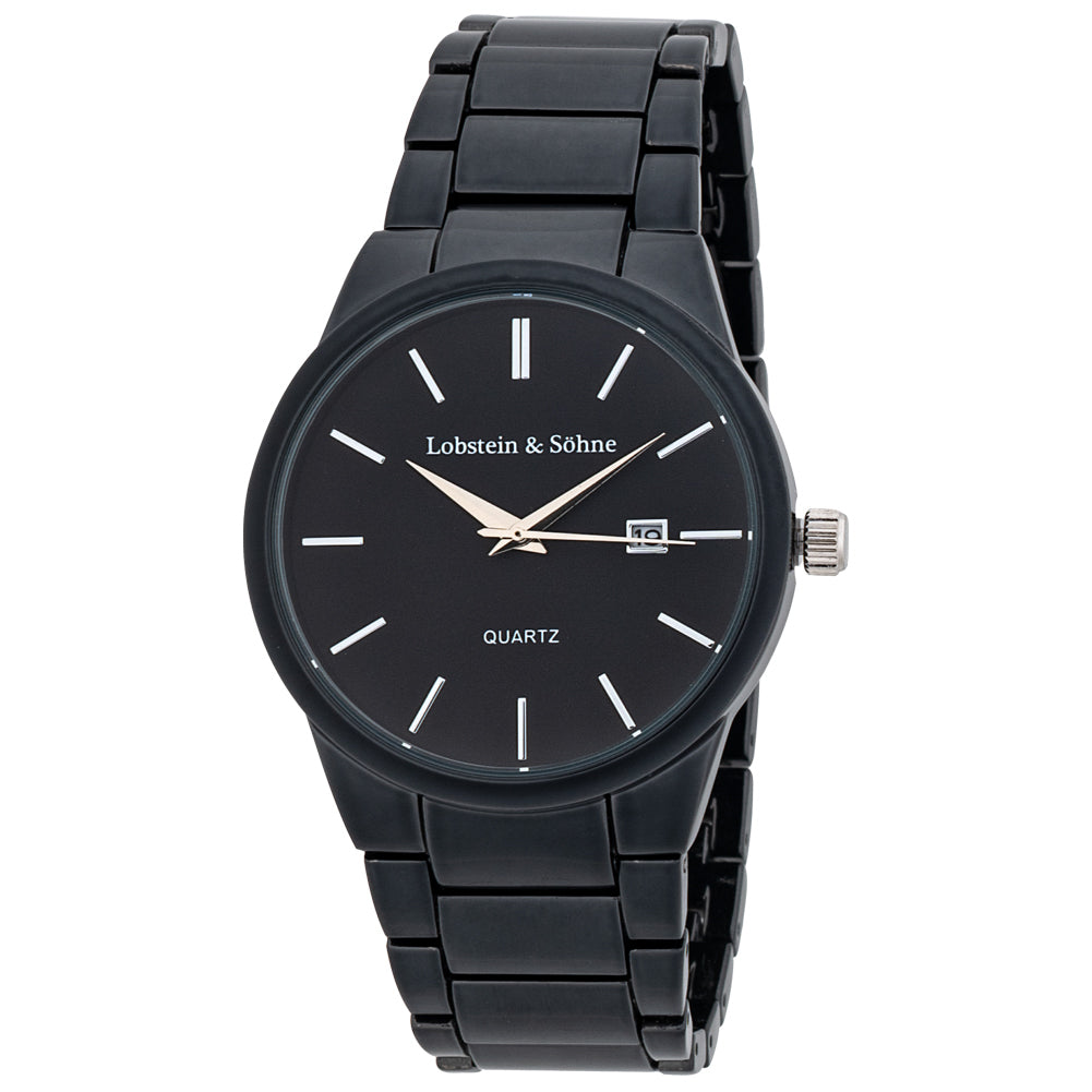 Lobstein & Söhne® "Oskar" Uhr schwarz