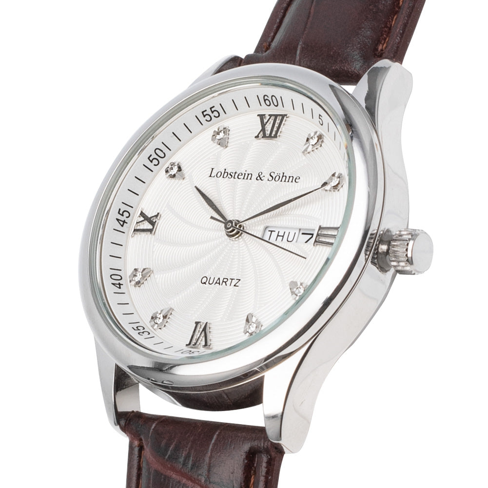 Lobstein & Söhne® "Augustus" Uhr braun