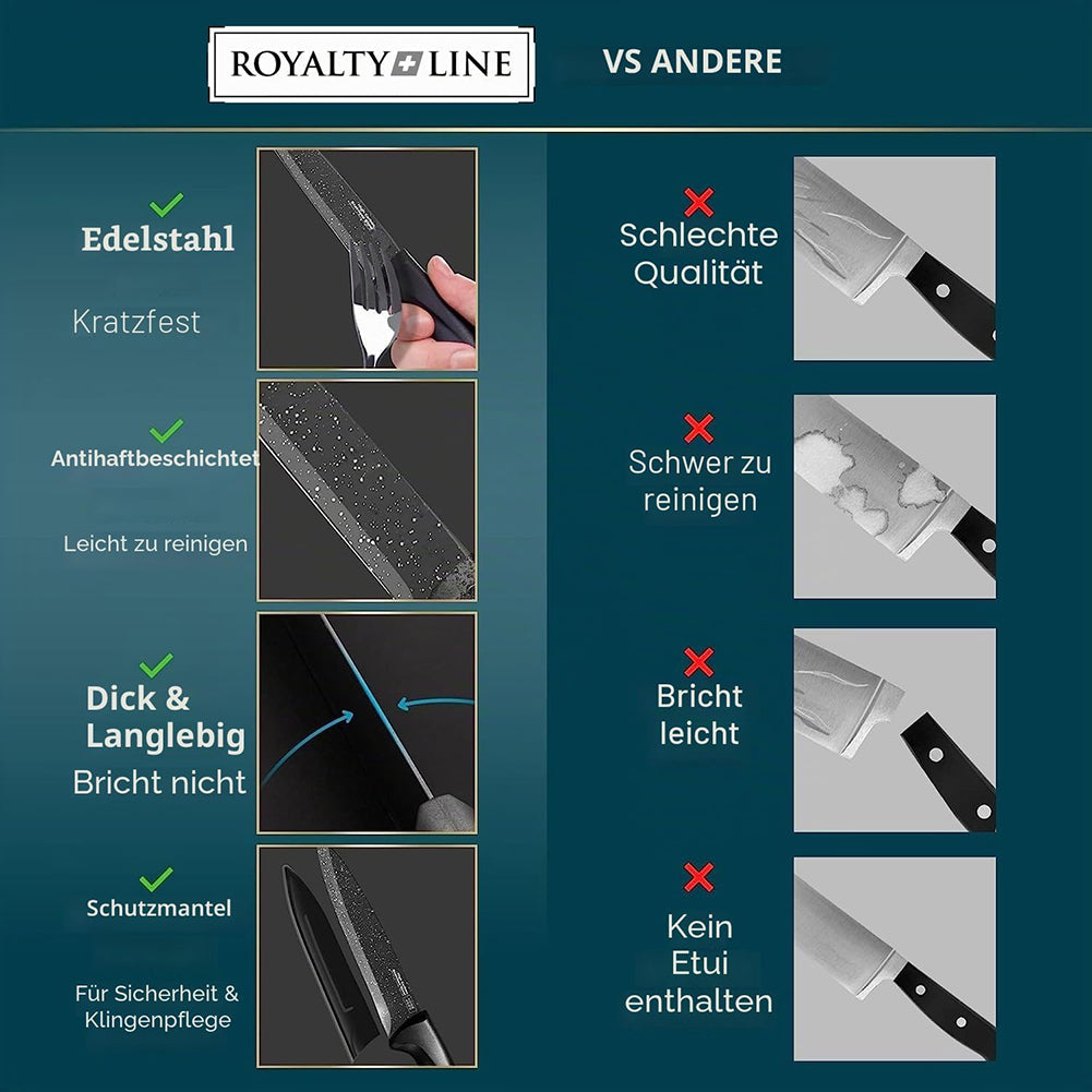 ROYALTY LINE Messer Set 5-teilig MB5