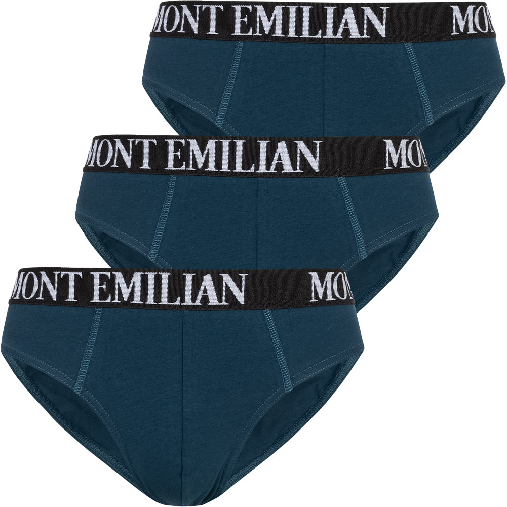 MONT EMILIAN "Avignon" Hommes Slip Lot de 3 marine