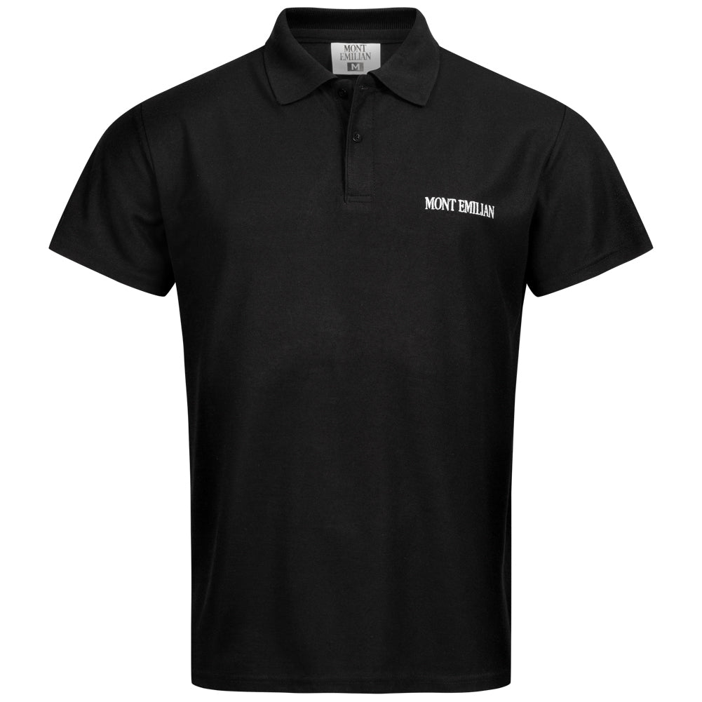 MONT EMILIAN "Caen" Hommes Polo basique noir