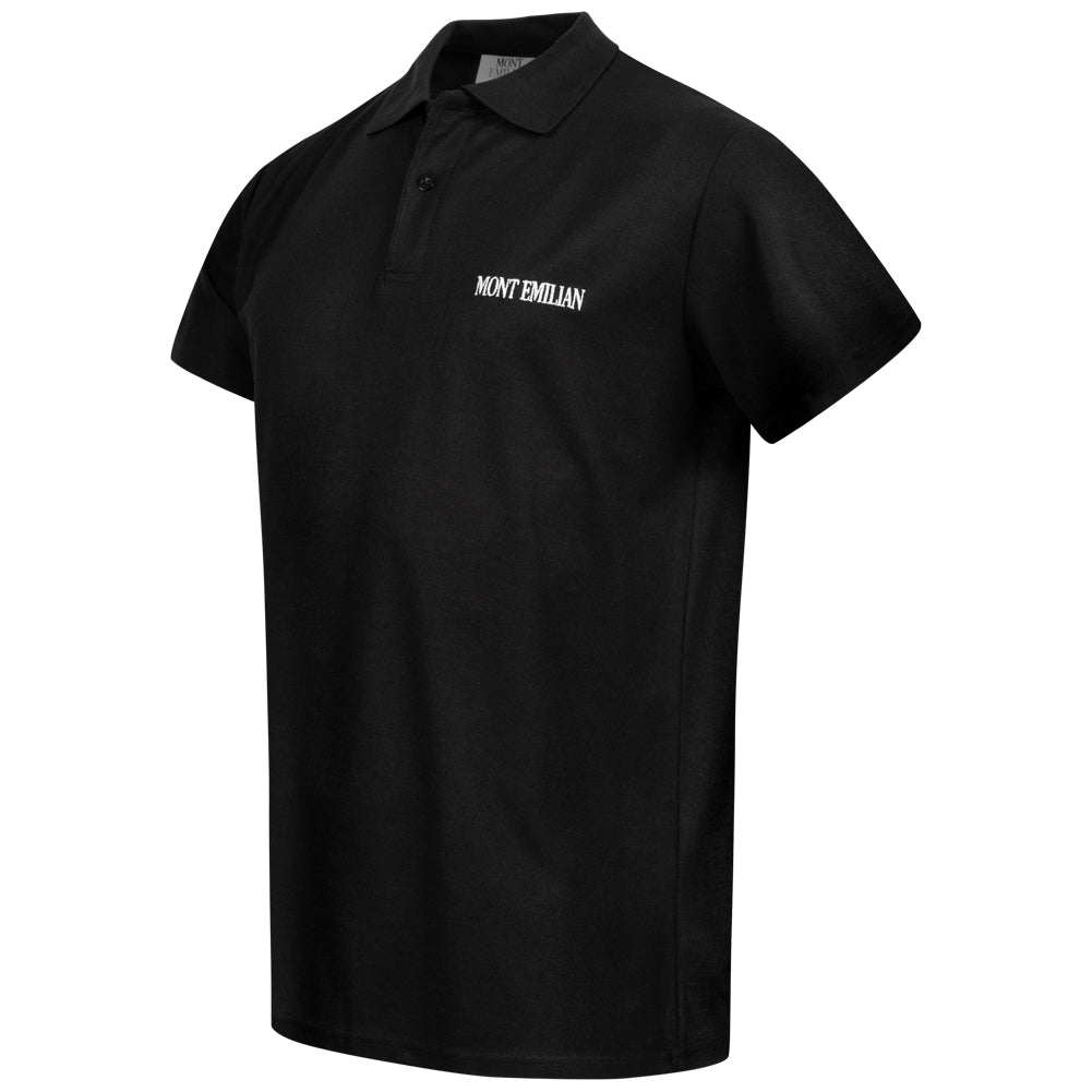 MONT EMILIAN "Caen" Hommes Polo basique noir