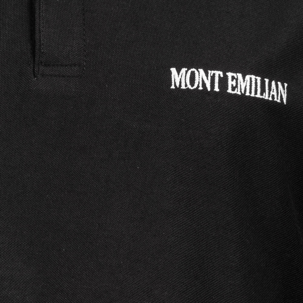 MONT EMILIAN "Caen" Hommes Polo basique noir