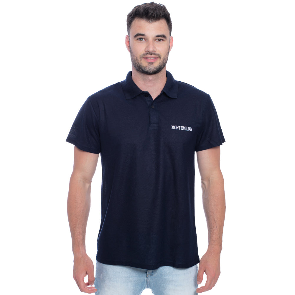 MONT EMILIAN "Caen" Hommes Polo basique marine