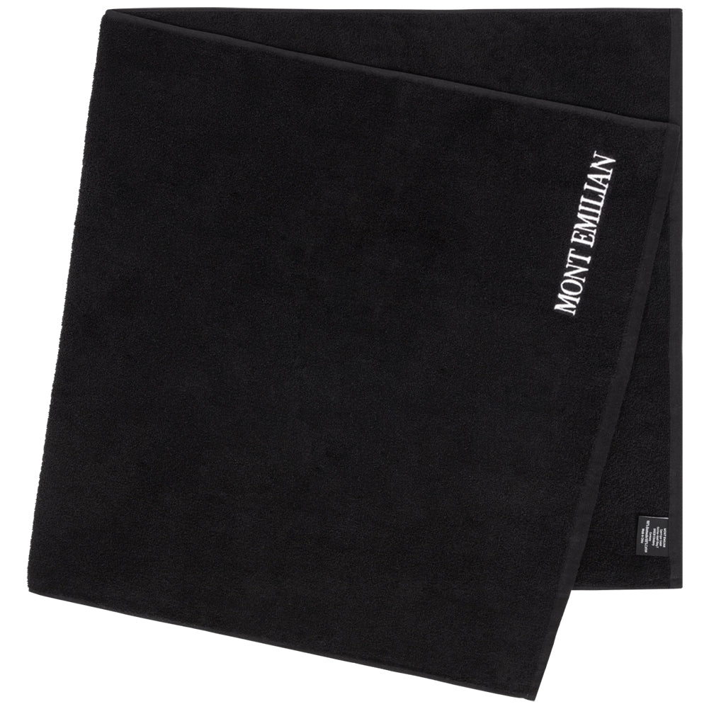 MONT EMILIAN "Annecy" Serviette 100 x 50 cm noir