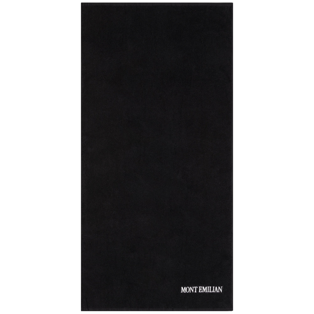 MONT EMILIAN "Annecy" Serviette 100 x 50 cm noir