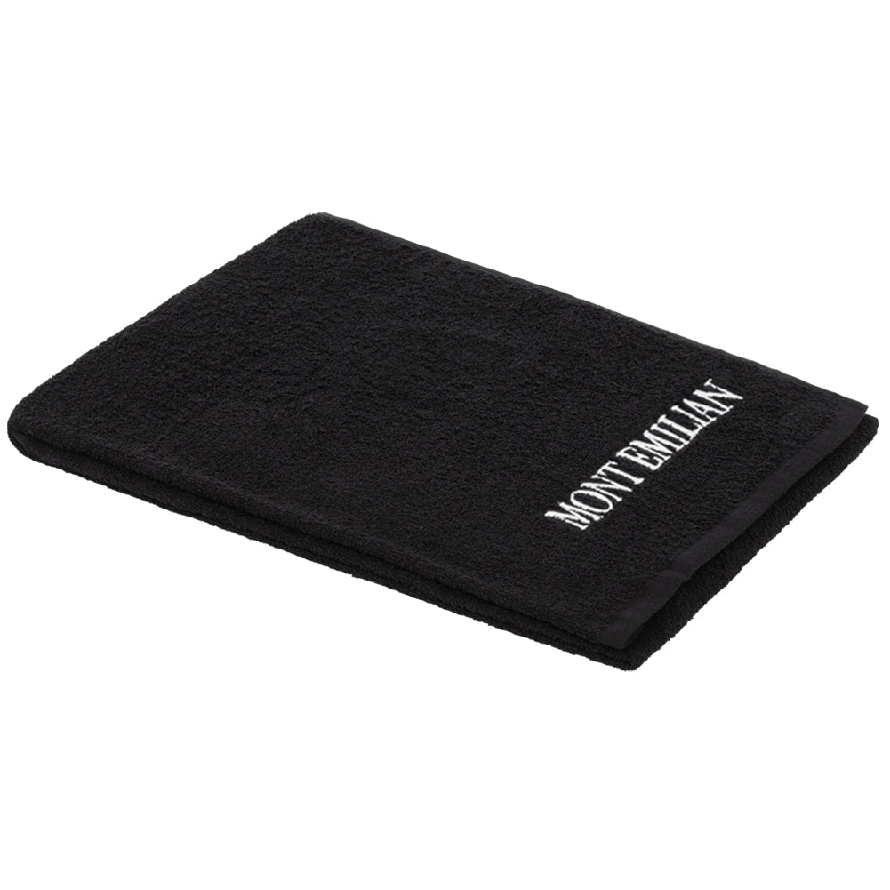 MONT EMILIAN "Annecy" Serviette 100 x 50 cm noir