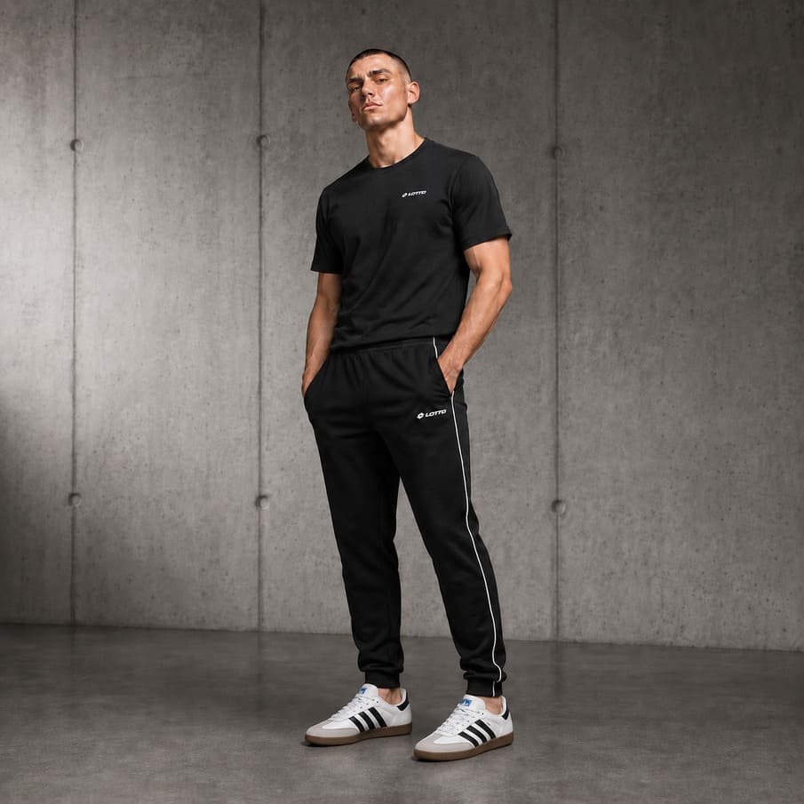 Lotto Track Pants Herren Trainingshose MPTX10010-black