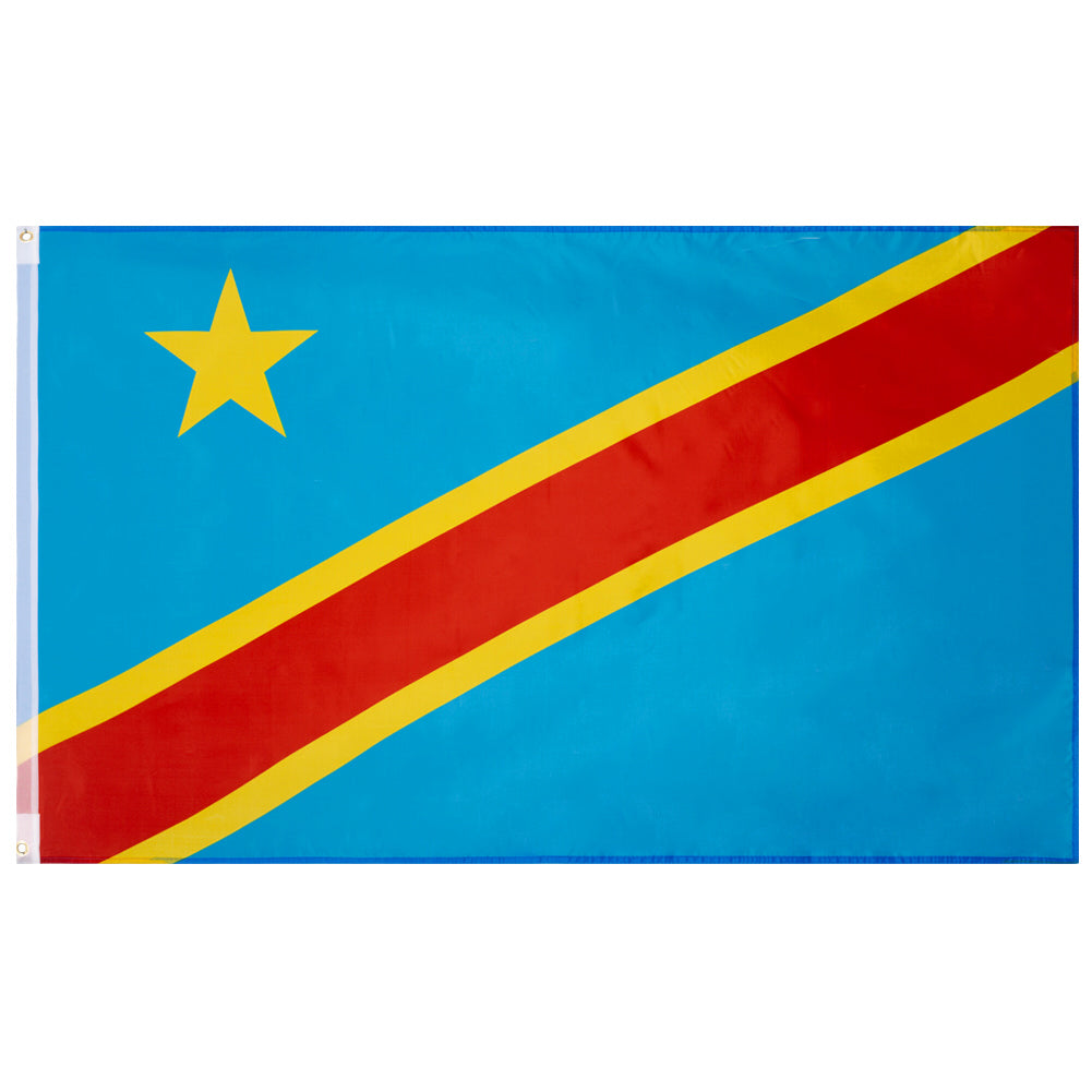 RÃ©publique dÃ©mocratique du Congo Drapeau MUWO "Nations Together" 90 x 150 cm