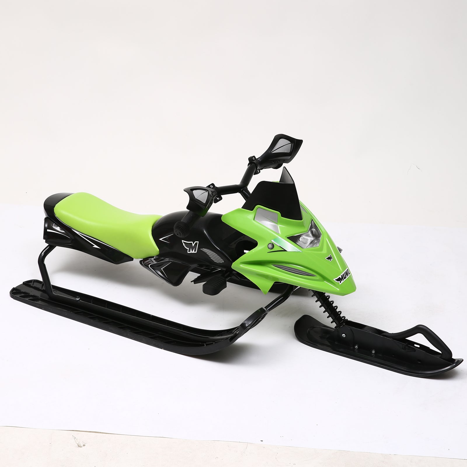 MUWO "Snowglider" Kinder Lenkschlitten grün