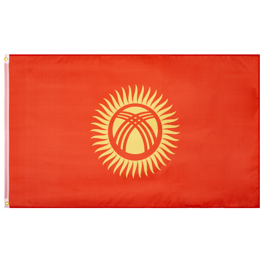 Kirghizistan / Kirghizie Drapeau MUWO "Nations Together" 90x150cm
