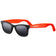 Zeus Lunettes de soleil noir / orange fluo – Einheitsgröße