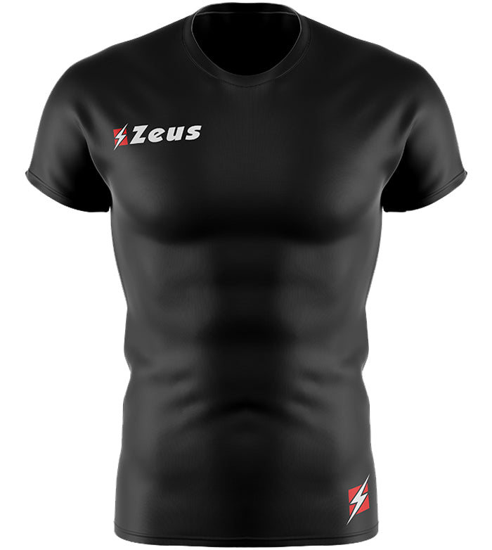Zeus Fisiko Baselayer Haut de sport Ã  manches courtes noir