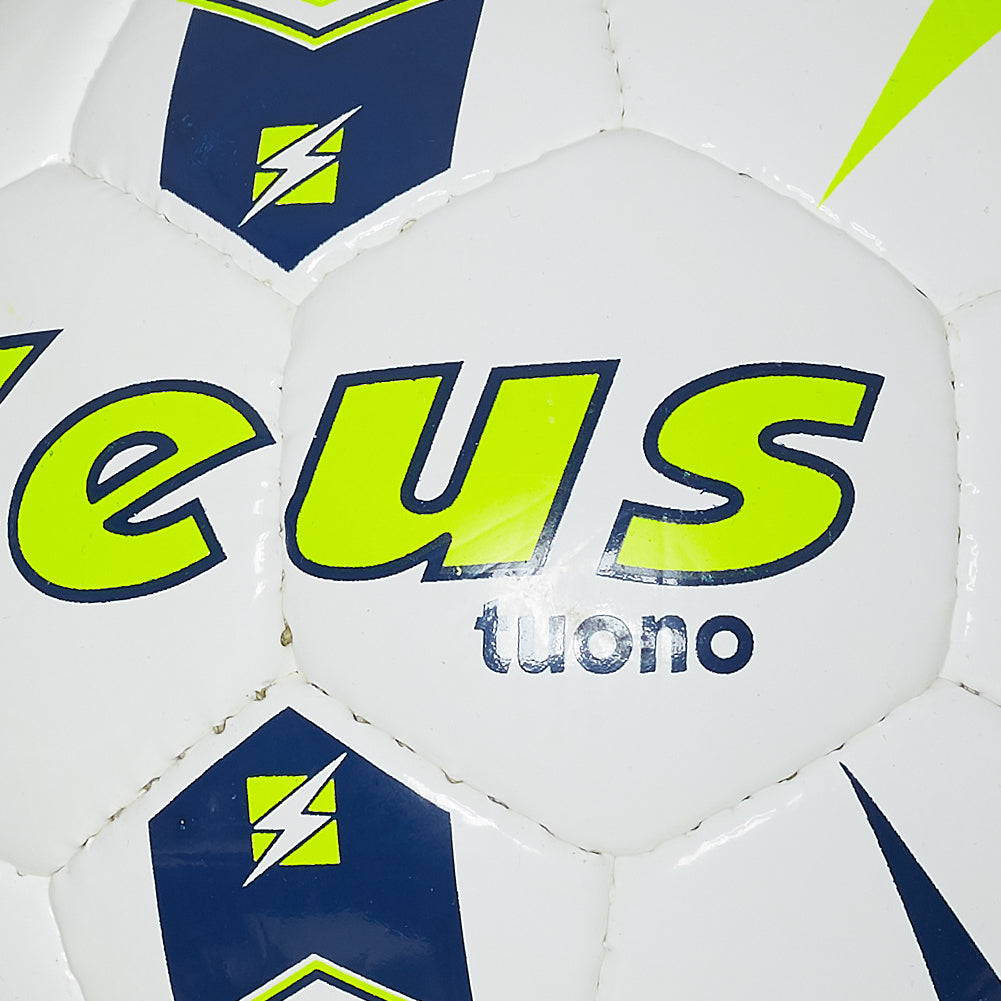 Zeus Pallone Tuono Ballon de foot blanc jaune