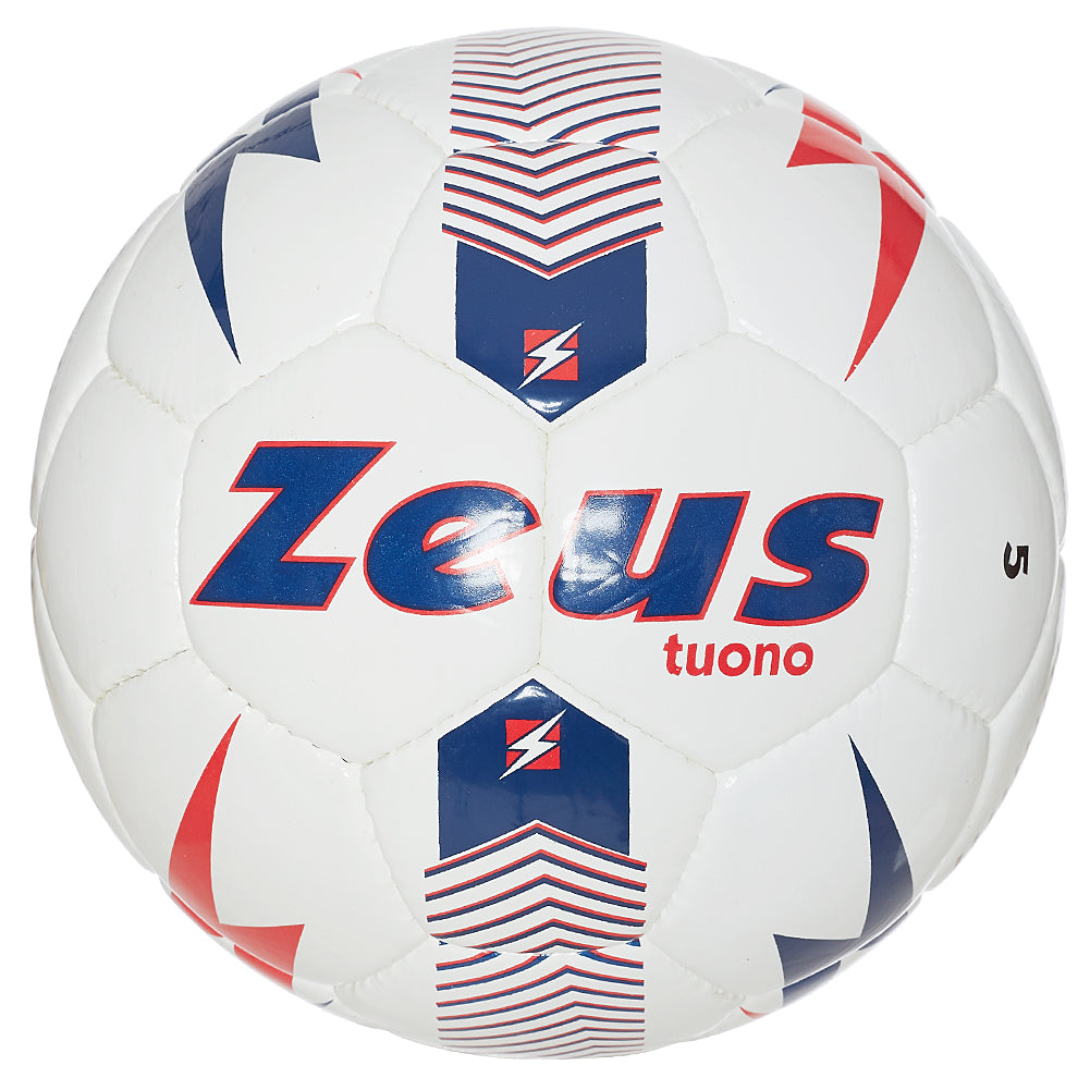 Zeus Pallone Tuono Ballon de foot blanc rouge