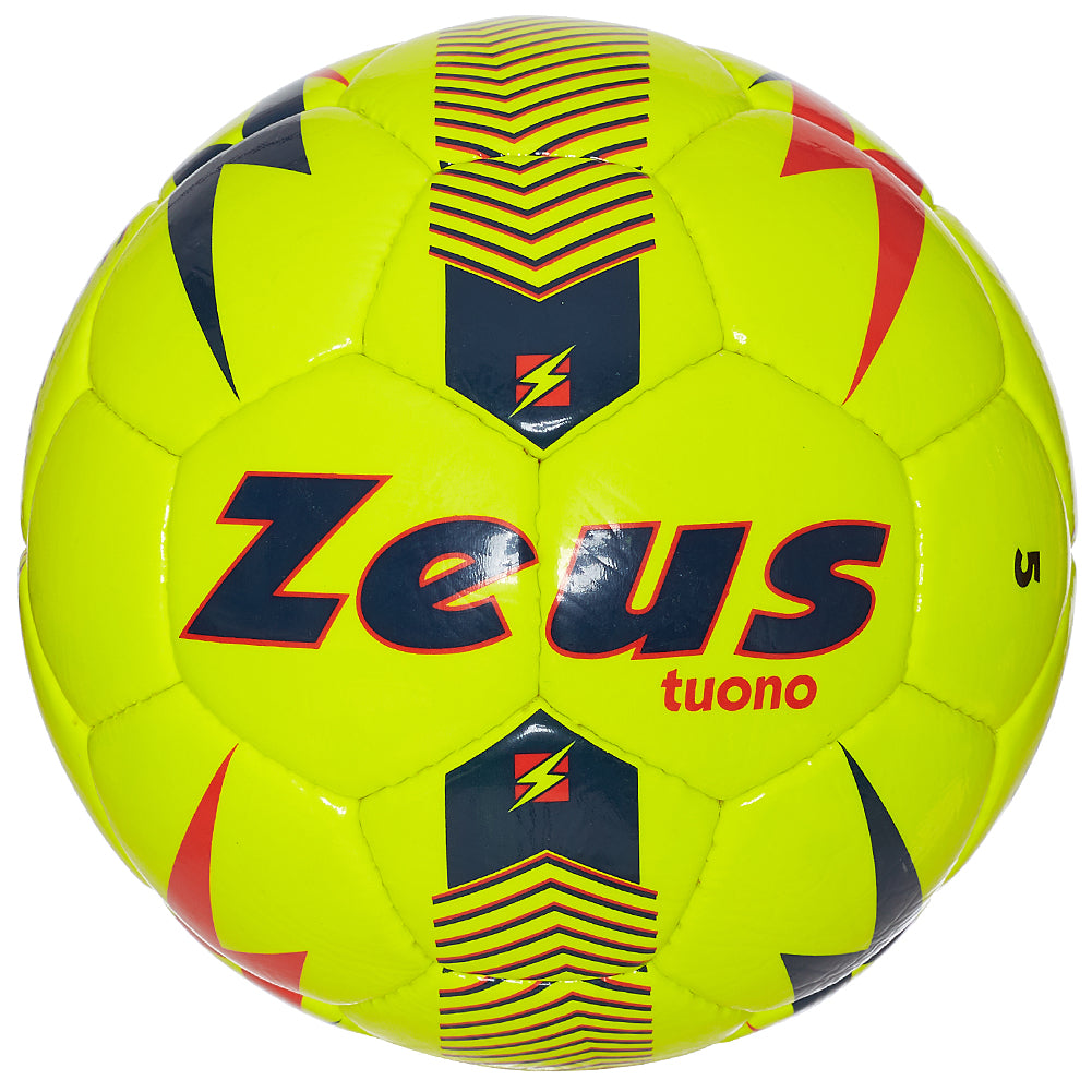 Zeus Pallone Tuono Ballon de foot jaune marine