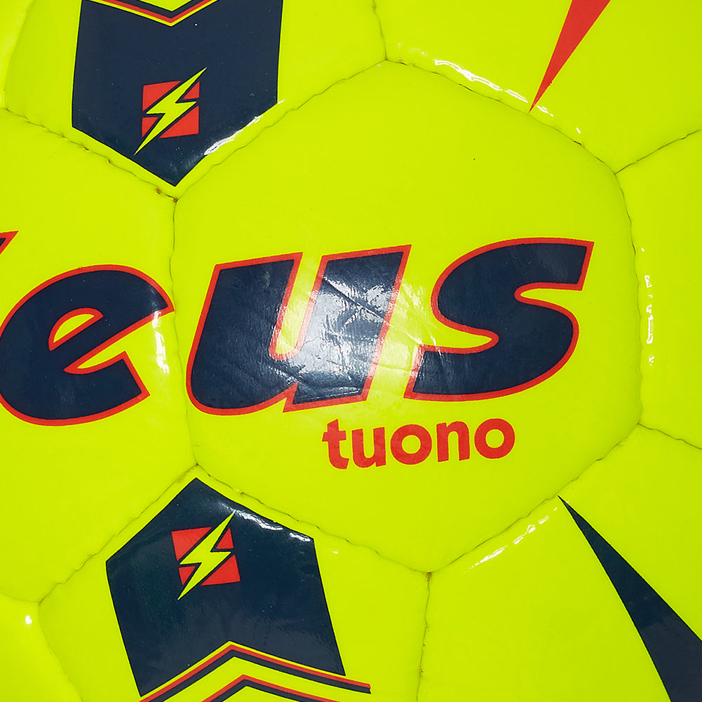 Zeus Pallone Tuono Ballon de foot jaune marine