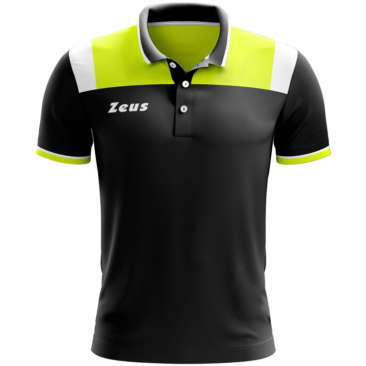 Zeus Vesuvio Hommes Polo jaune fluo