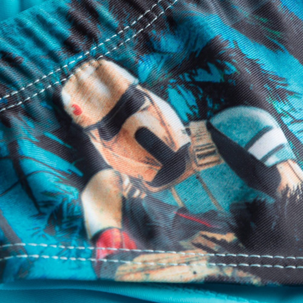 Star Wars Disney GarÃ§on Slip de bain QE1753-bleu
