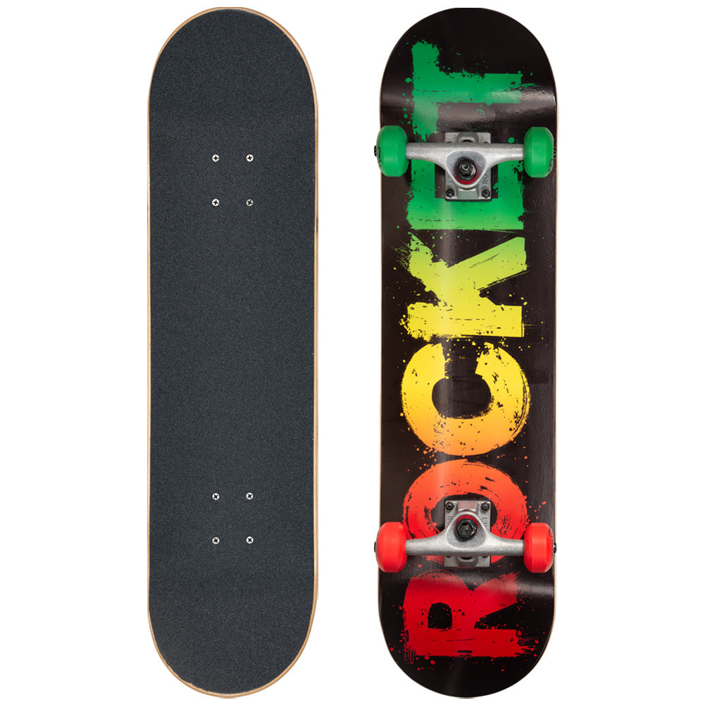 Rocket Rasta Fade 8" Skate-board RKT-COM-1535