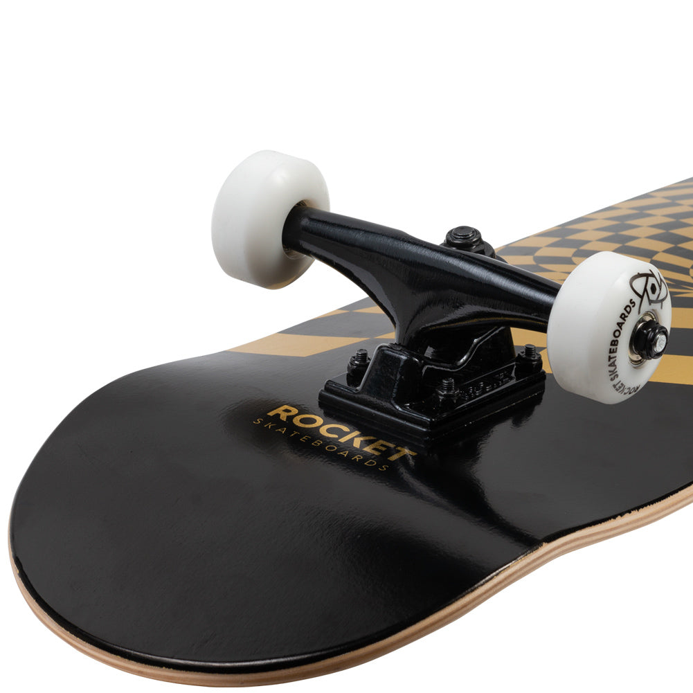 Rocket Vortex Foil Gold 8" Skate-board RKT-COM-1553