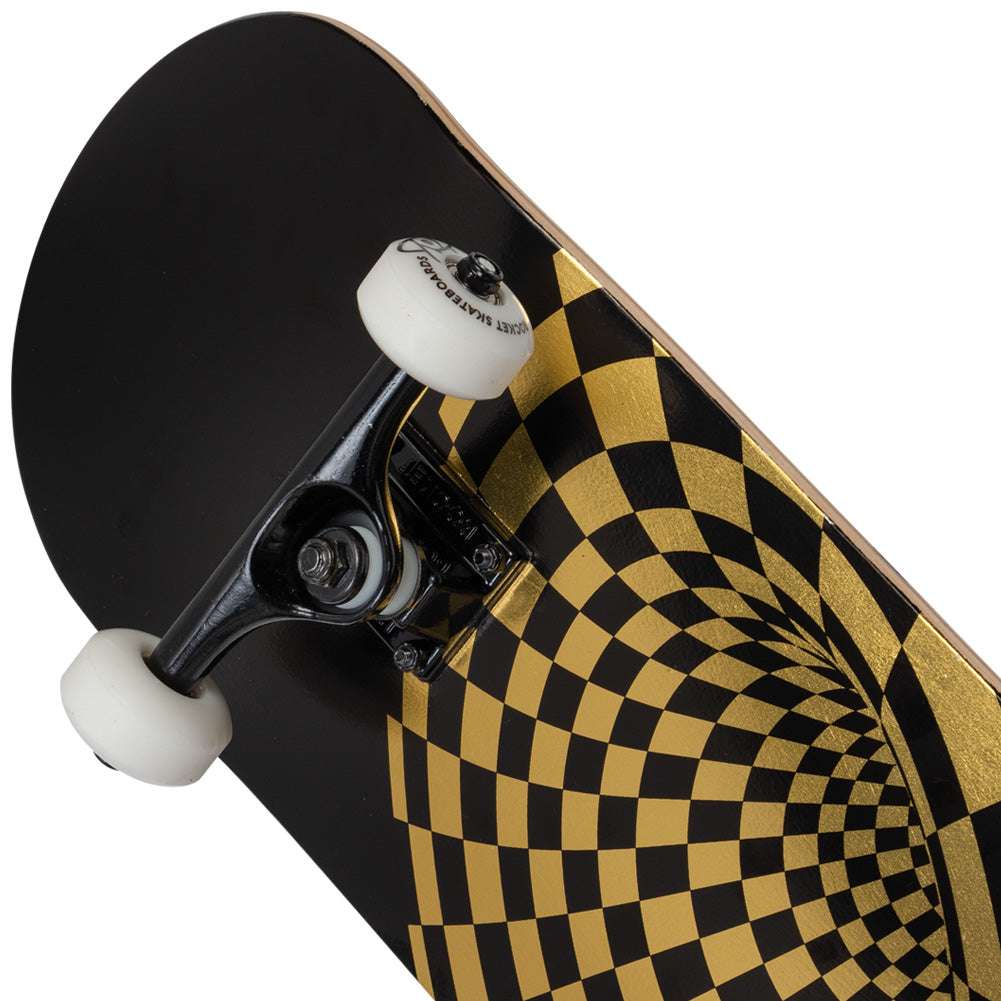 Rocket Vortex Foil Gold 8" Skate-board RKT-COM-1553