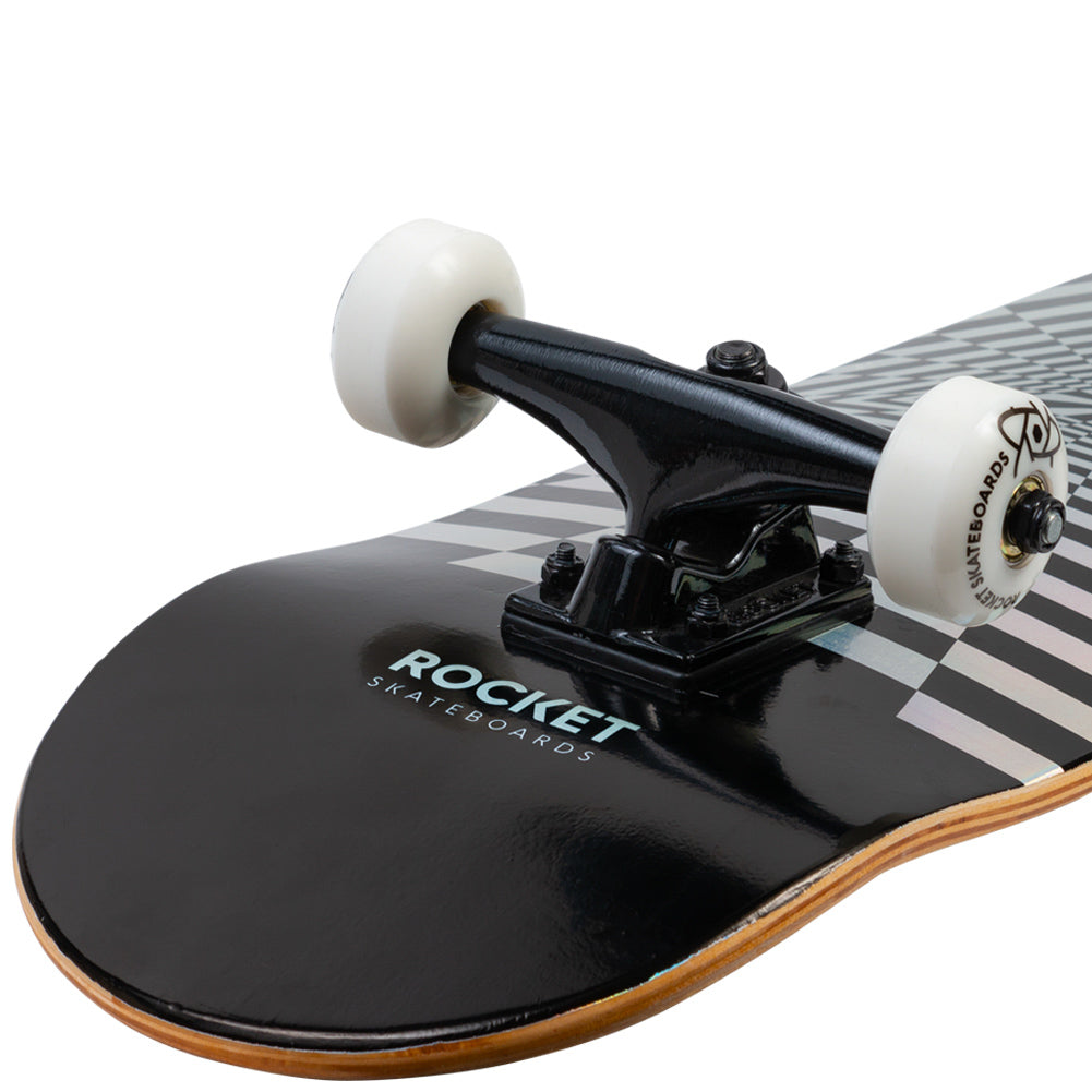 Rocket Prism Foil Silver 7.75" Skate-board RKT-COM-1554