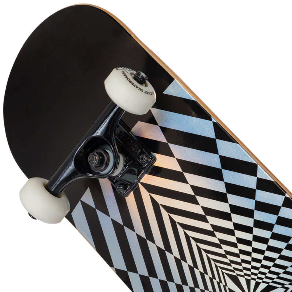 Rocket Prism Foil Silver 7.75" Skate-board RKT-COM-1554