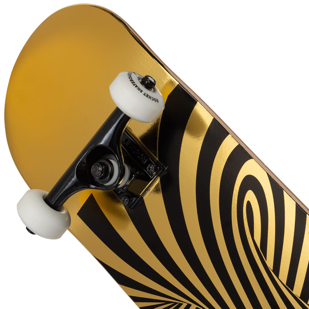 Rocket Twisted Foil Gold 7.50" Skate-board RKT-COM-1555