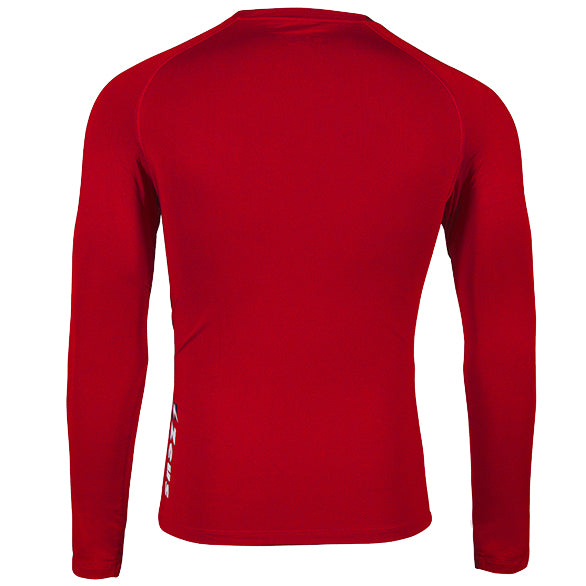 Zeus Fisiko Haut base-layer Haut de sport Ã  manches longues rouge