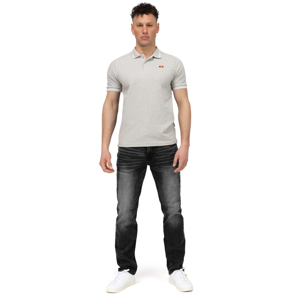 ellesse Dioran Twin Tipped Herren Polo-Shirt SBS22445-GREY-MARL