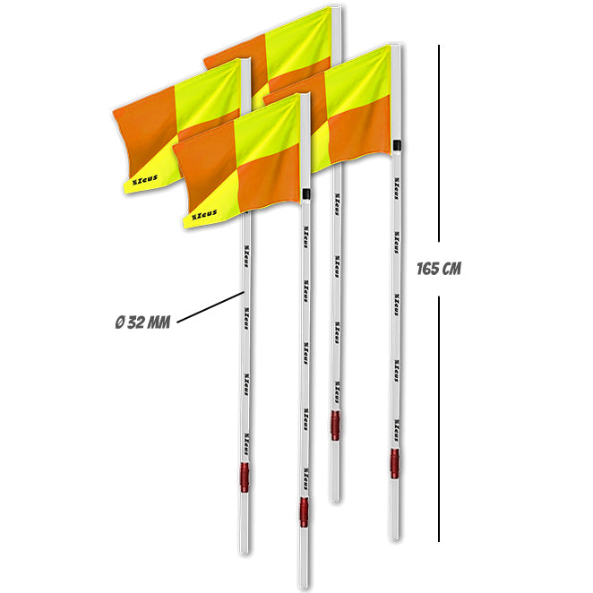 Zeus Corner Snodato Eckfahnen Set 4 Stück