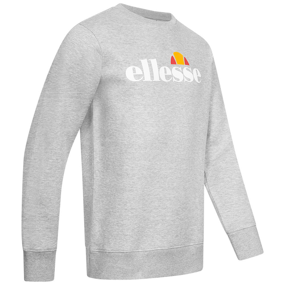 ellesse Kanya Crew Herren Sweatshirt SOP24044-Lt Grey Marl
