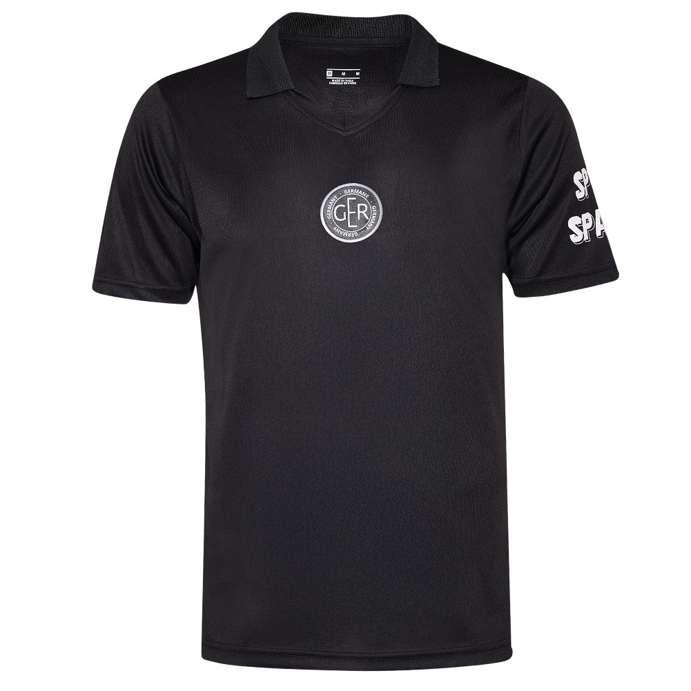 Deutschland Retro Herren Trikot schwarz
