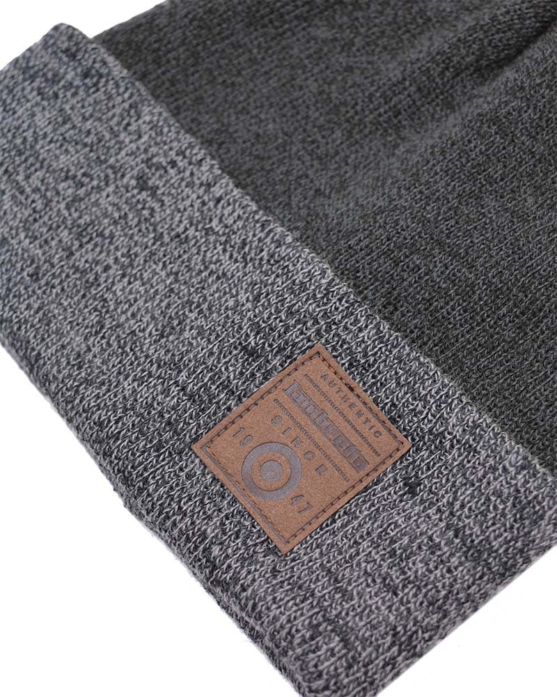 Lambretta Turn Up Beanie SS1207-BLK/CHAR